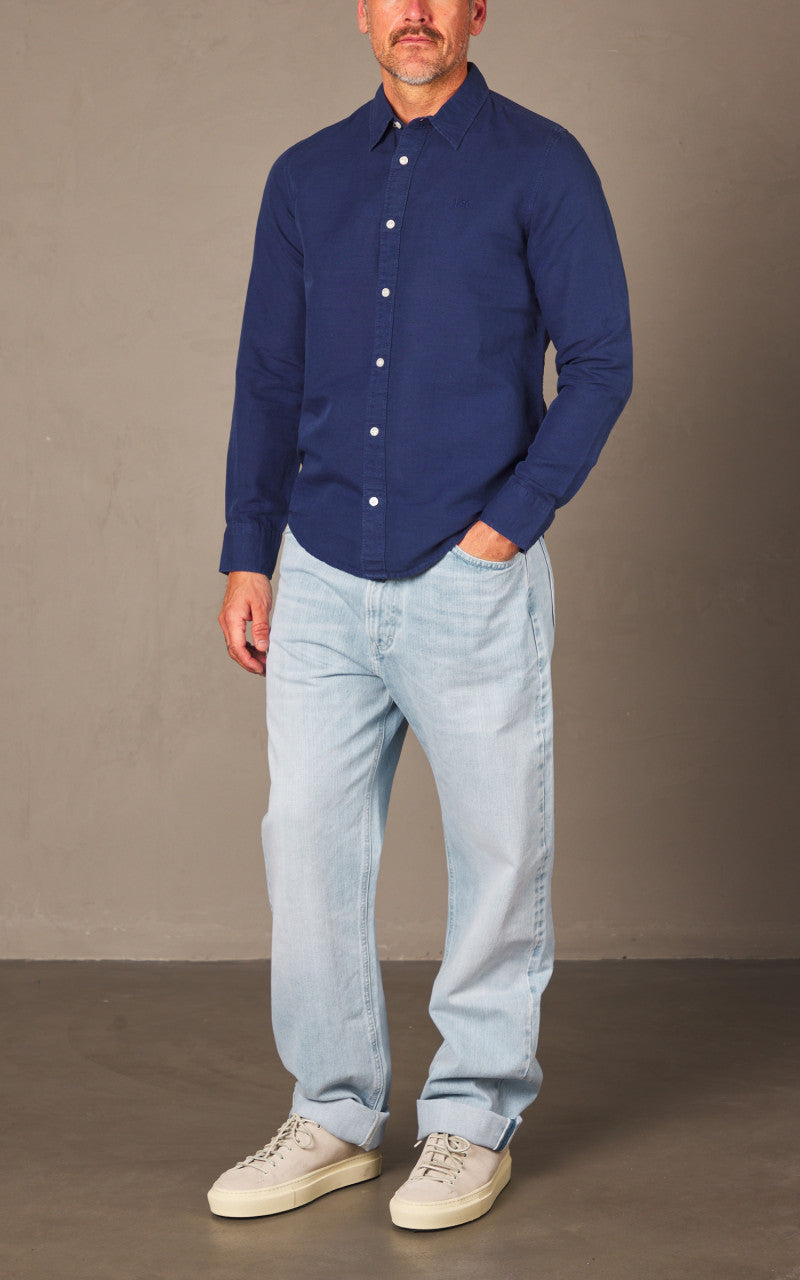 Lee Patch Shirt Medieval Blue