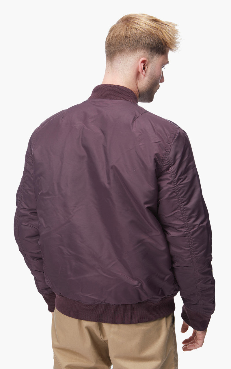 Lee Bomber Jacket Velvet Beet