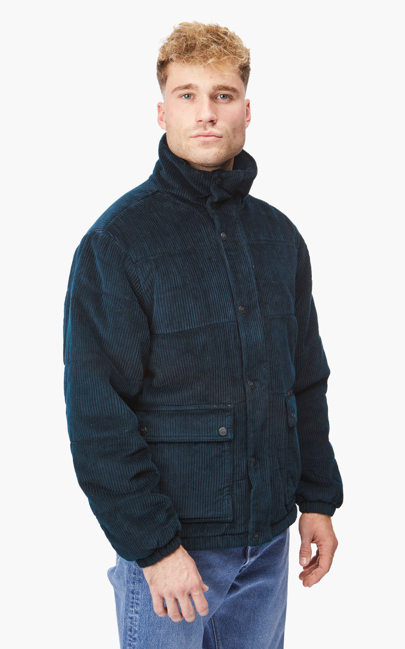 Lee Cord Puffer Jacket Sky Captain
