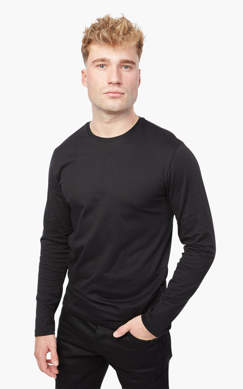 Lee Twin Pack Crew Long Sleeve Black & White