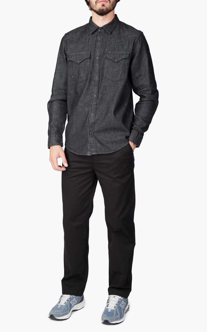 Lee Regular Western Shirt Washed Black