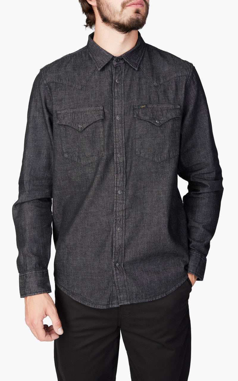 Lee Regular Western Shirt Washed Black