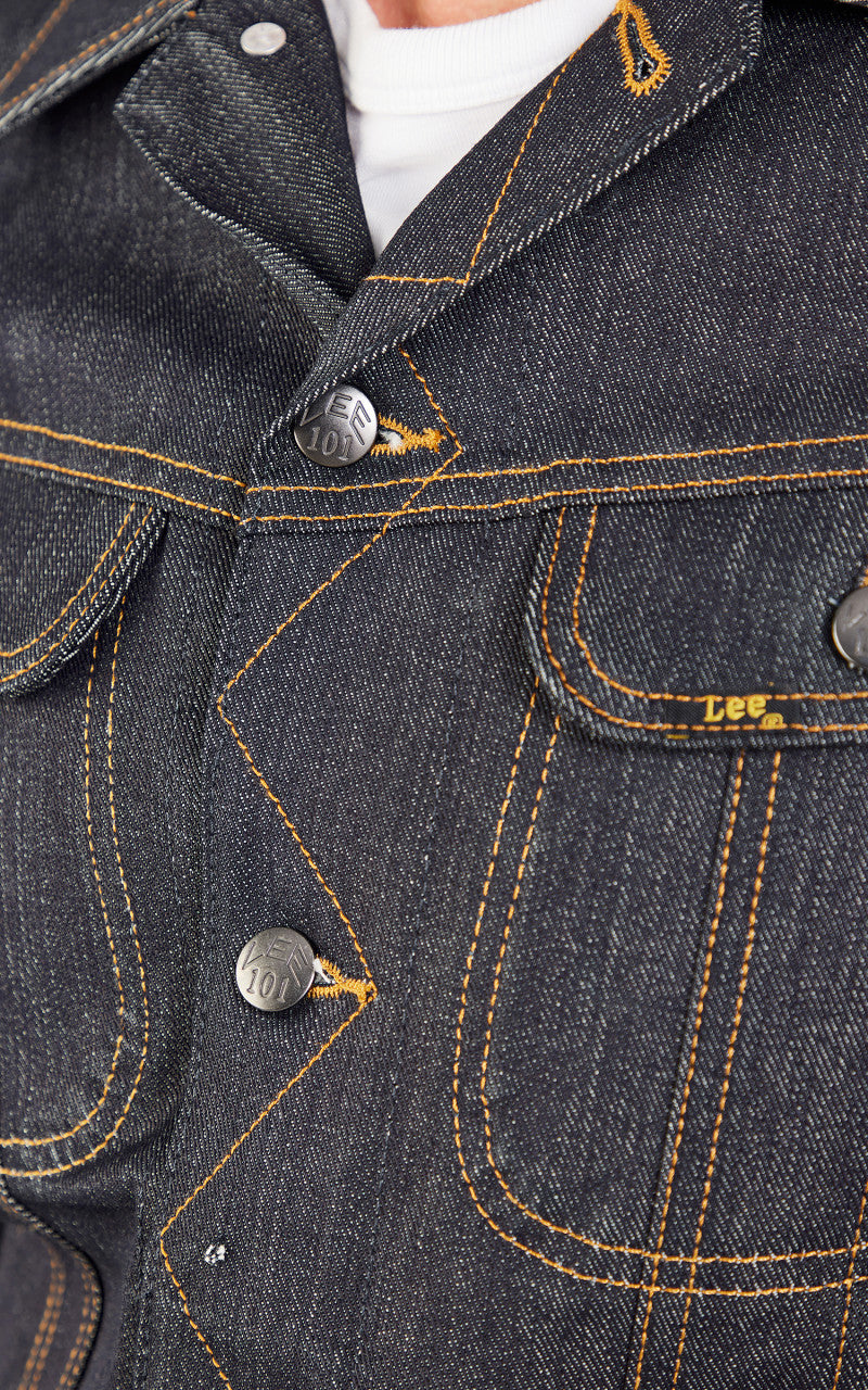 Lee 101 101 Rider Jacket Dry Indigo 15oz