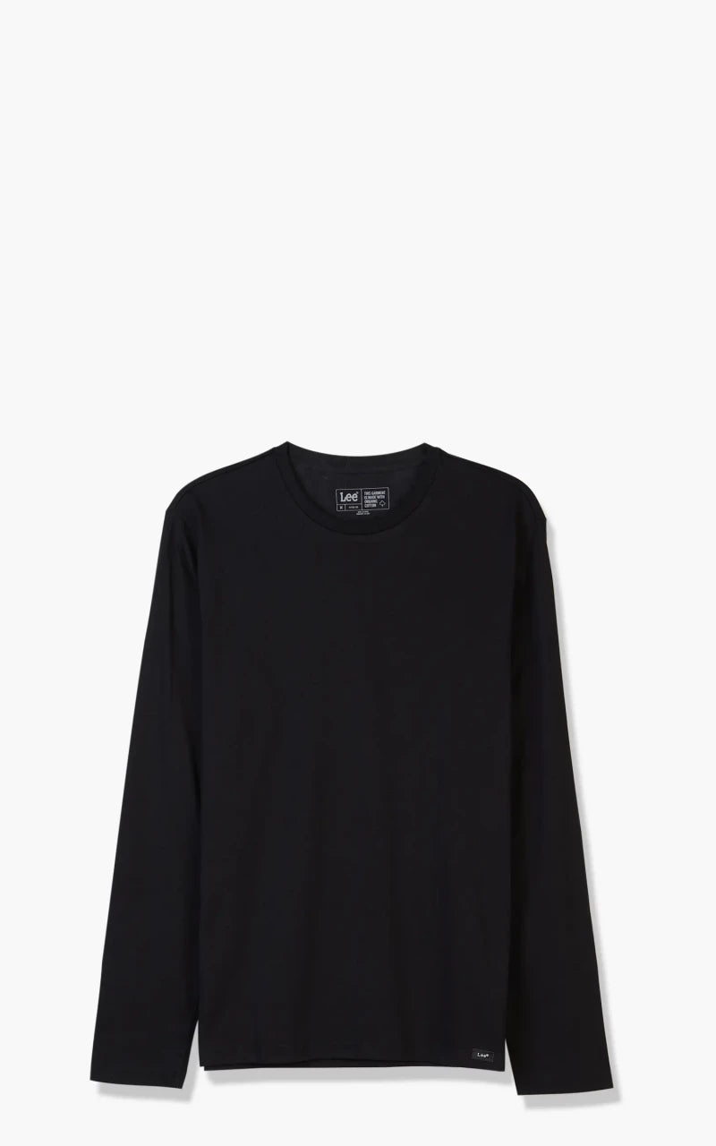 Lee Twin Pack Crew Long Sleeve Black & White