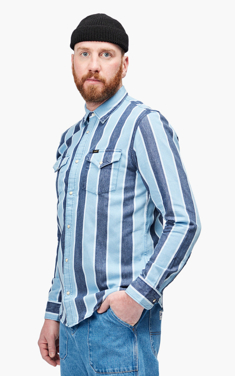 Lee Clean Western Shirt Indigo