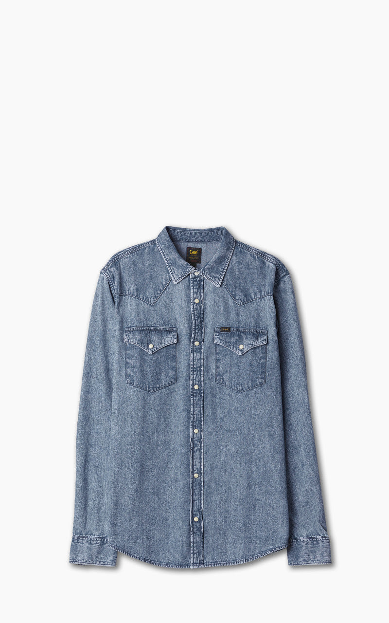 Lee Regular Western Shirt Prep Blue