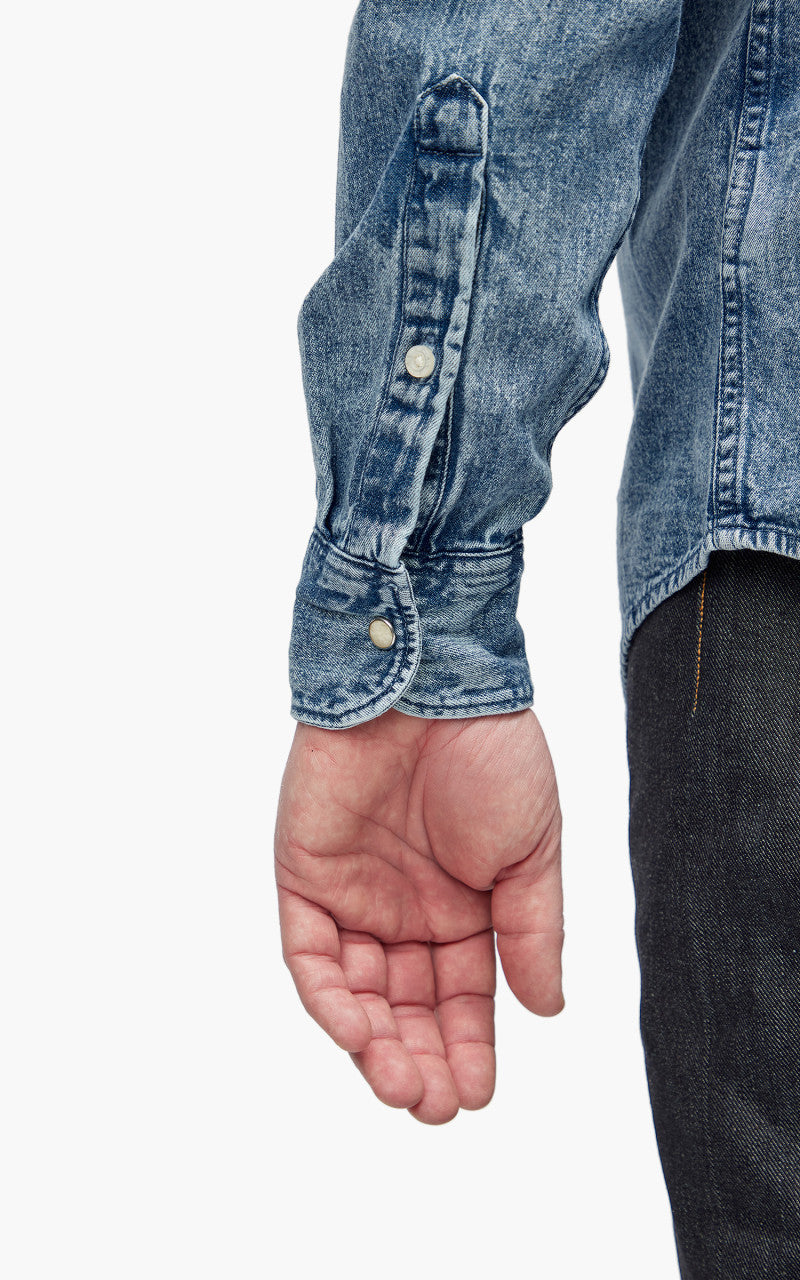 Lee Regular Western Shirt Prep Blue