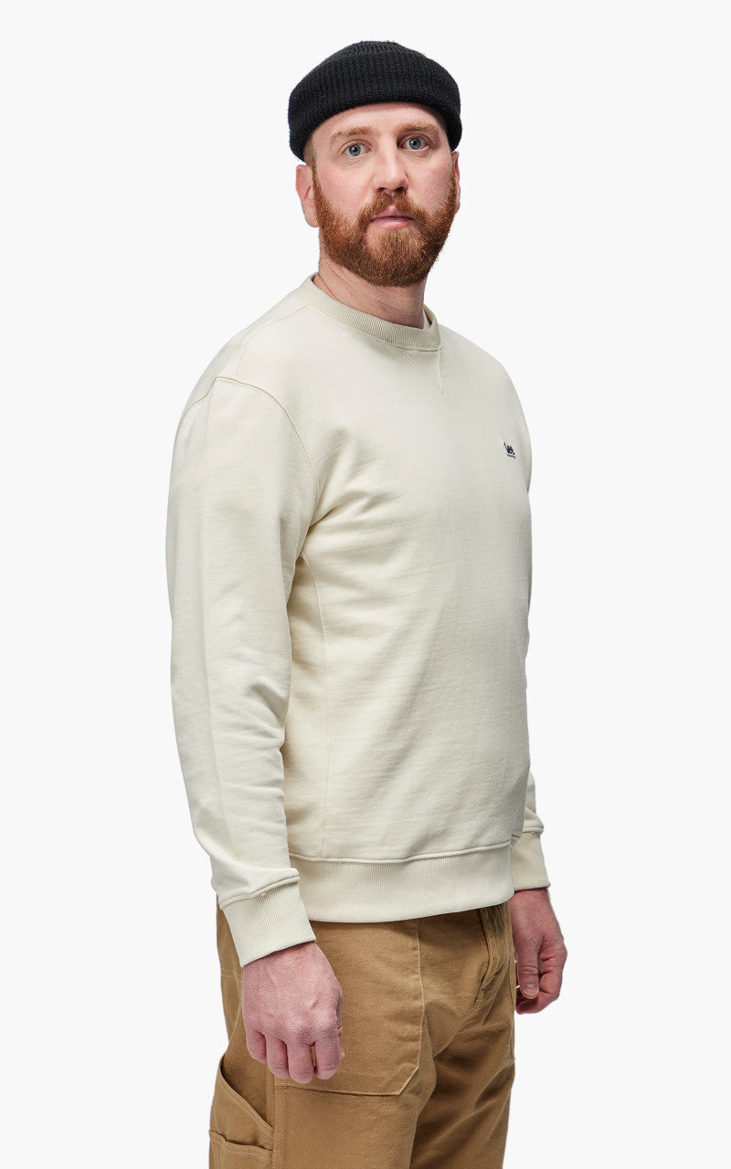 Lee Plain Crew Sweatshirt Ecru