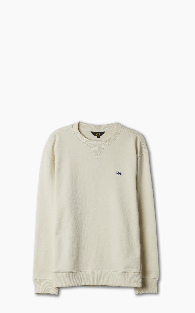 Lee Plain Crew Sweatshirt Ecru