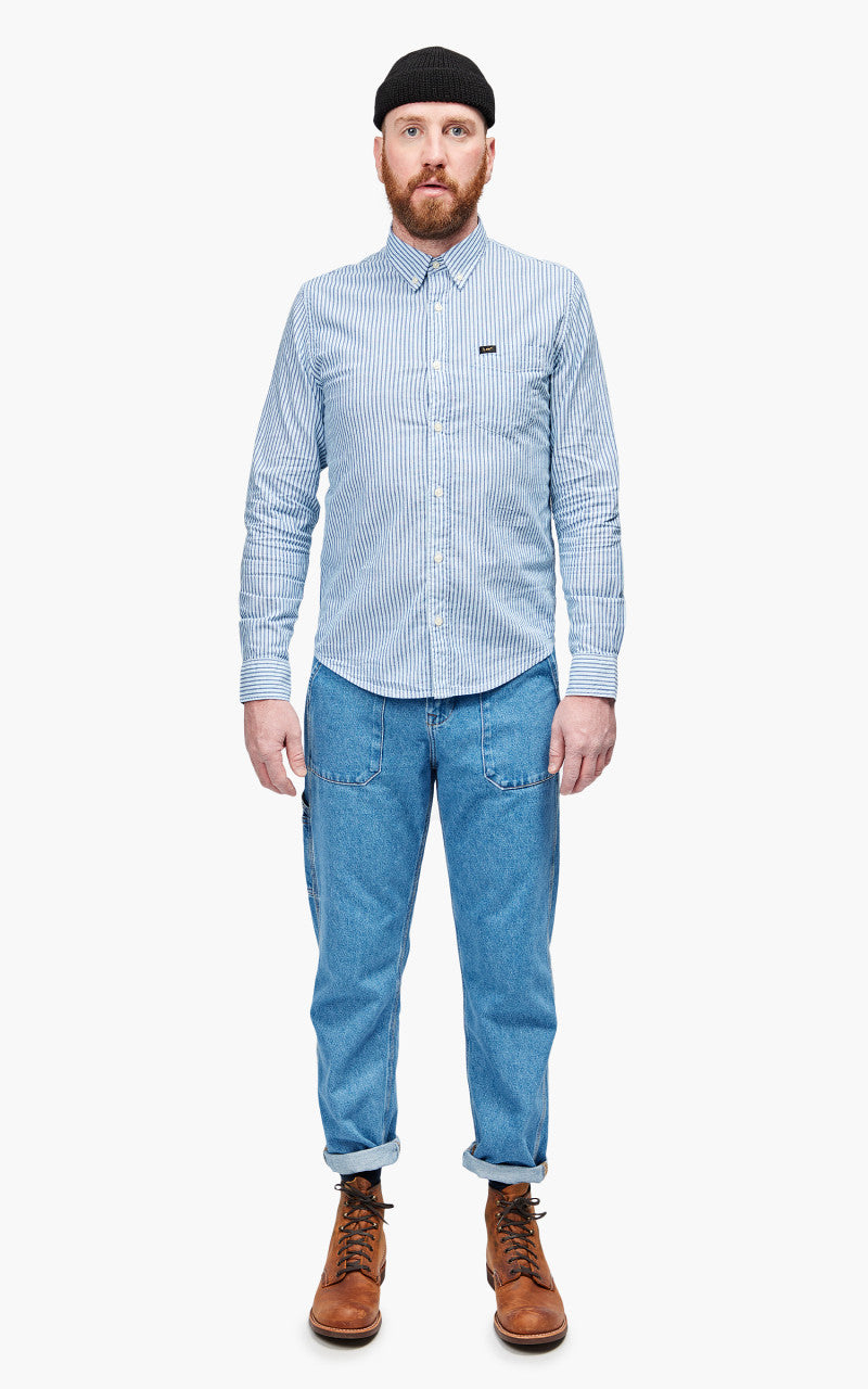 Lee Button Down Shirt Anthem Blue