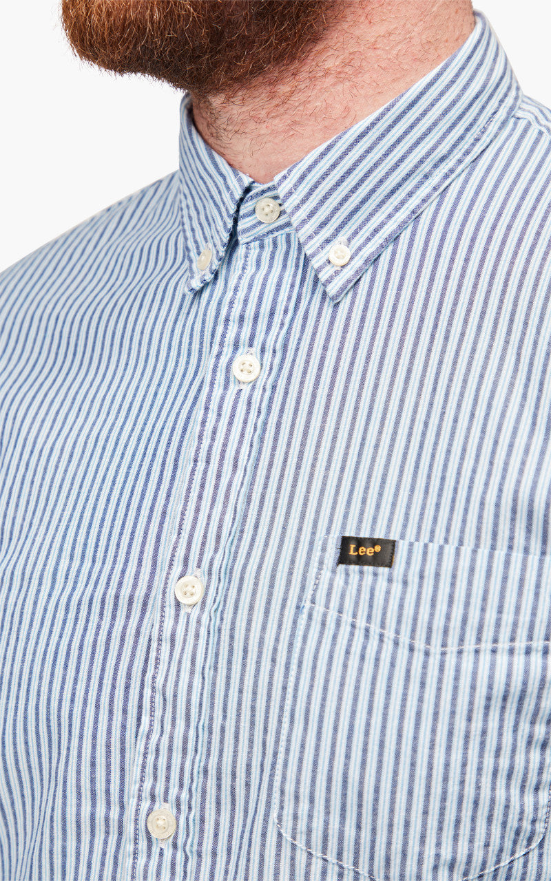Lee Button Down Shirt Anthem Blue