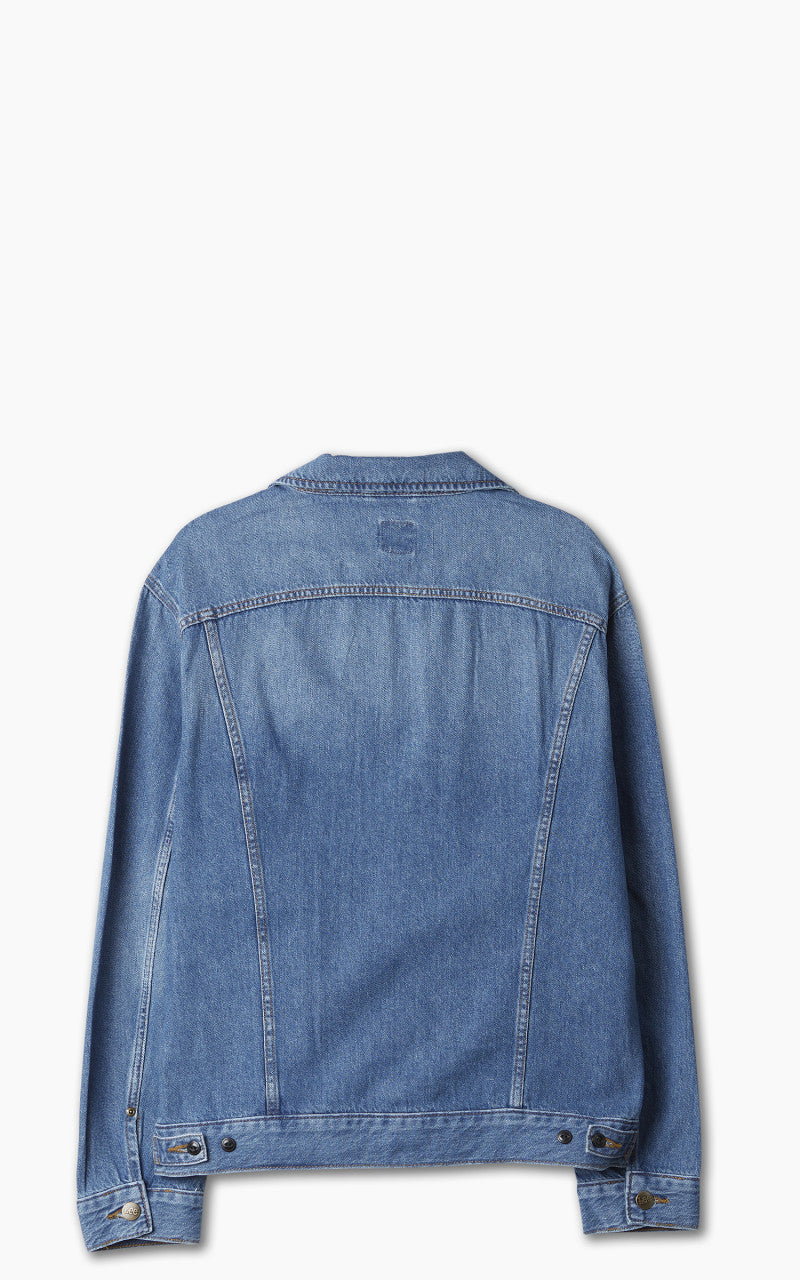 Lee Rider Jacket Blue Bird Mid Worn