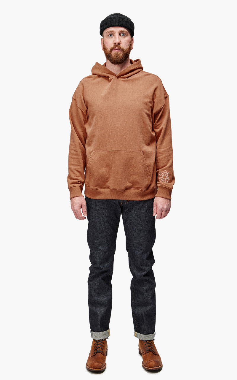 Lee Loose Print Hoodie Cider