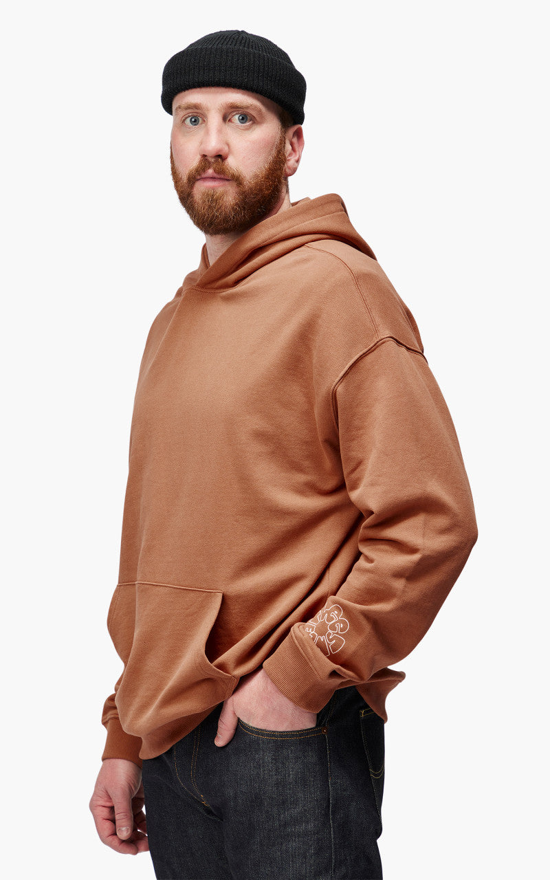 Lee Loose Print Hoodie Cider