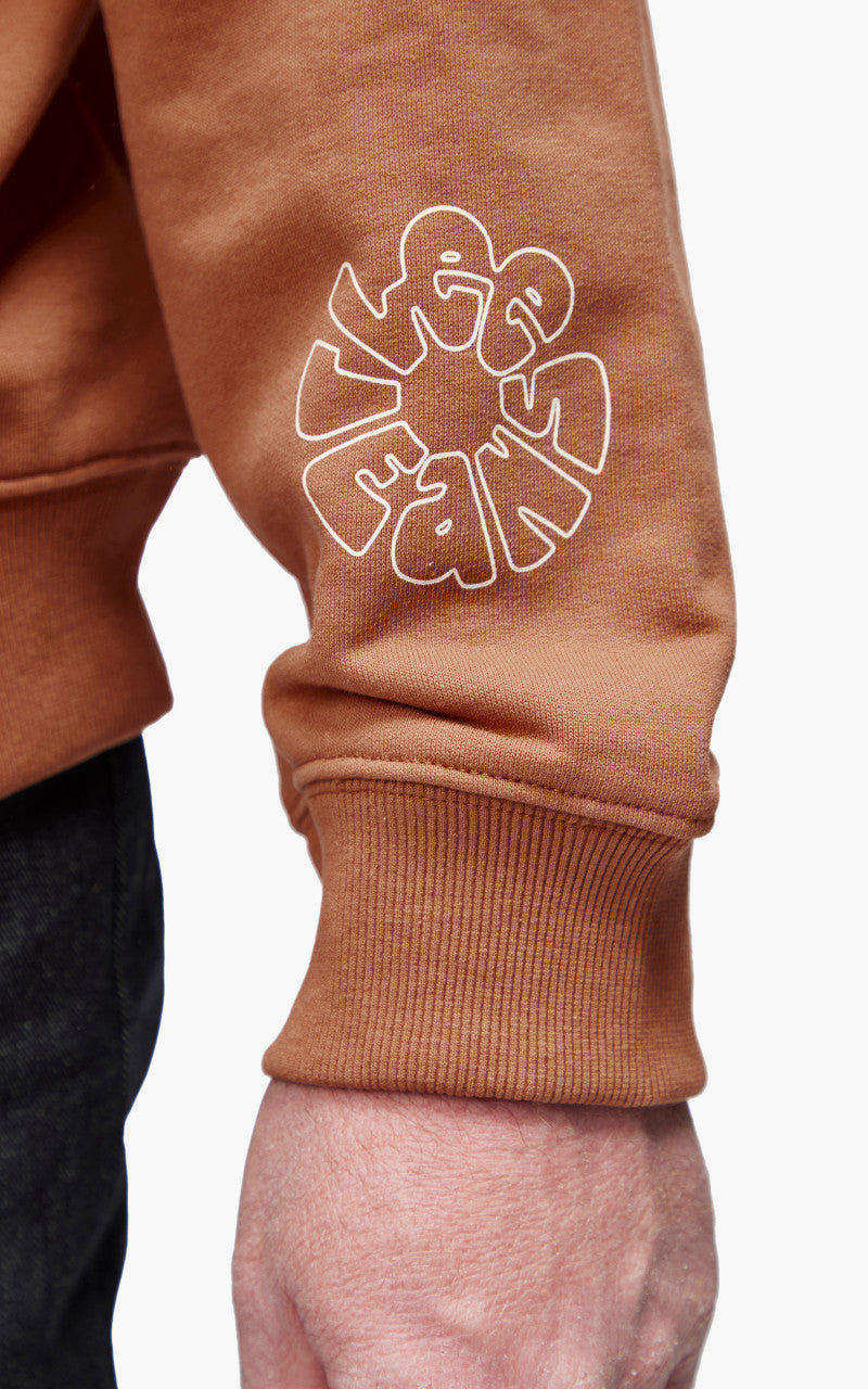 Lee Loose Print Hoodie Cider