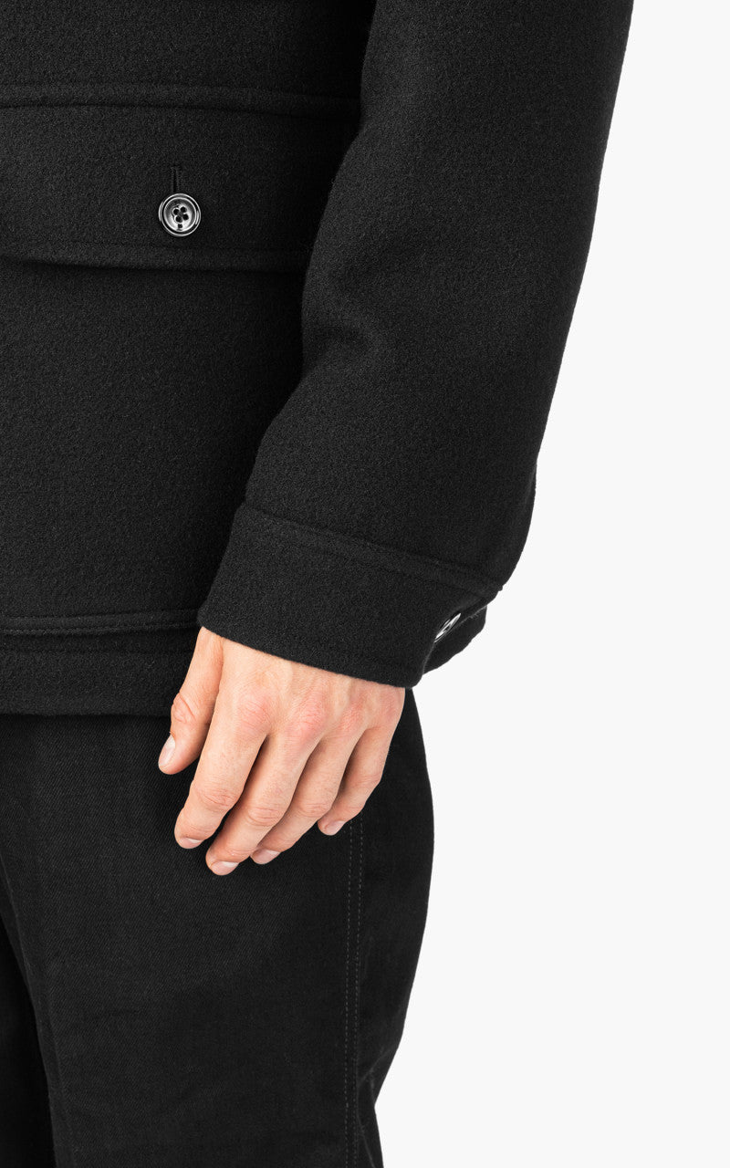 Lemaire Hunting Jacket Wool Black