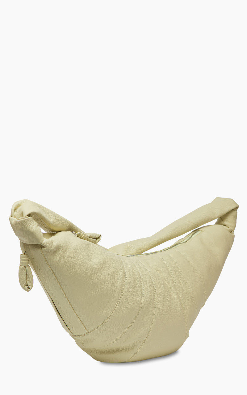 Lemaire Large Croissant Bag Grained Leather Dusty Yellow