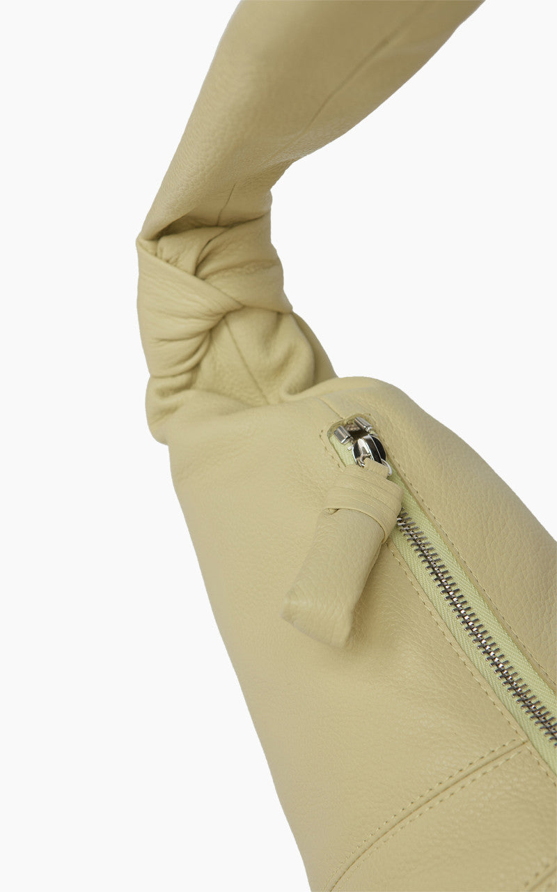 Lemaire Large Croissant Bag Grained Leather Dusty Yellow