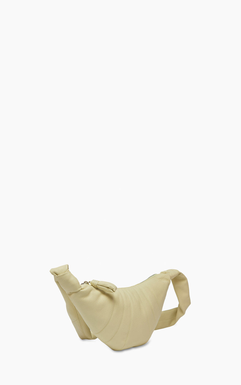 Lemaire Small Croissant Bag Grained Leather Dusty Yellow