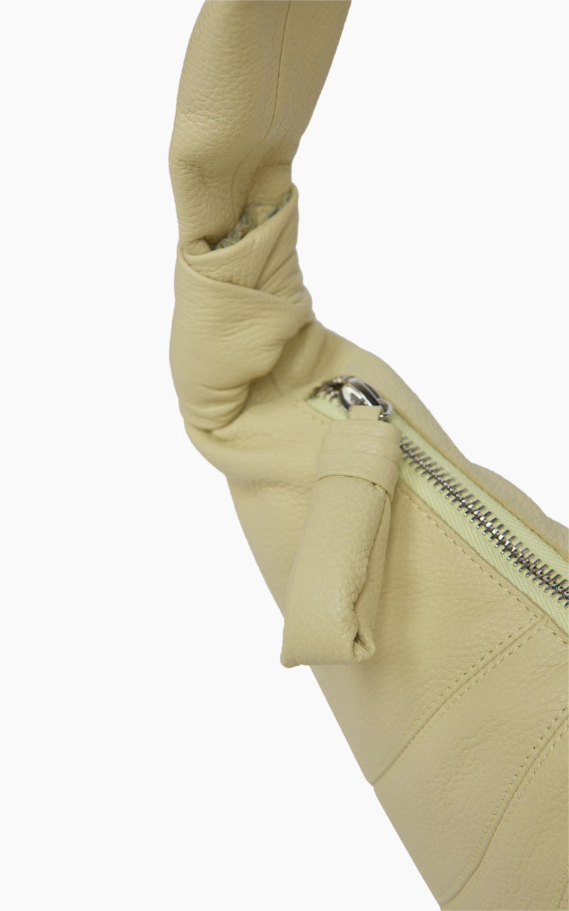 Lemaire Small Croissant Bag Grained Leather Dusty Yellow