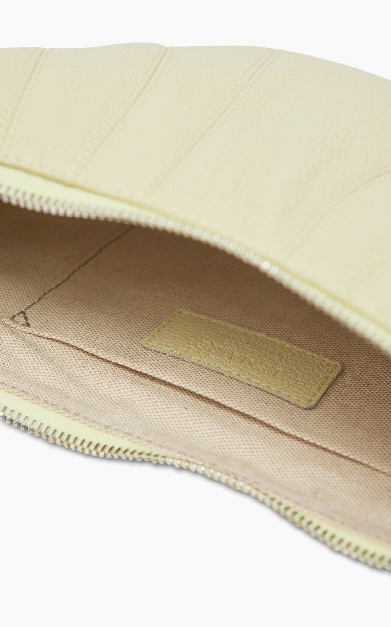 Lemaire Small Croissant Bag Grained Leather Dusty Yellow