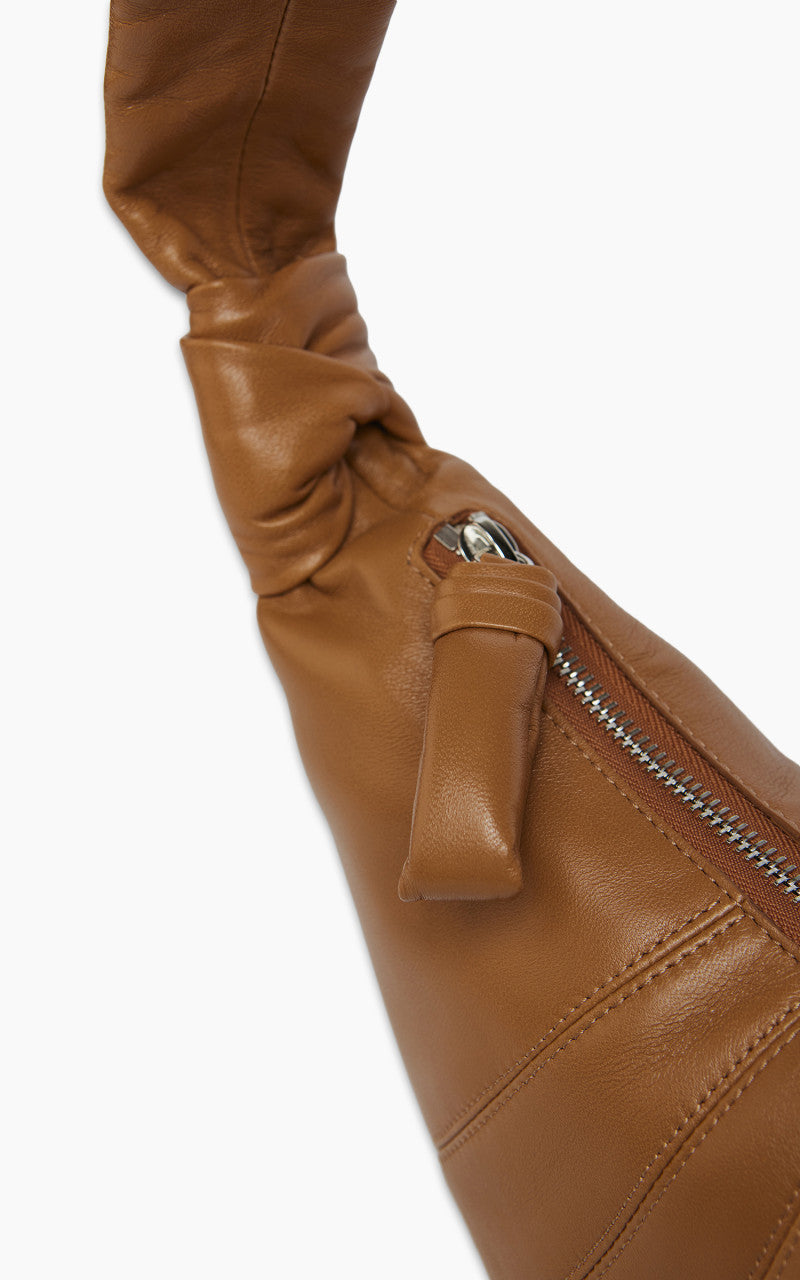 Lemaire Small Croissant Bag Nappa Leather Sugar Brown