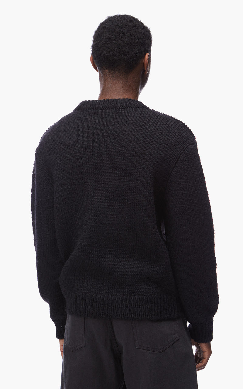 Lemaire Chunky Sweater Black