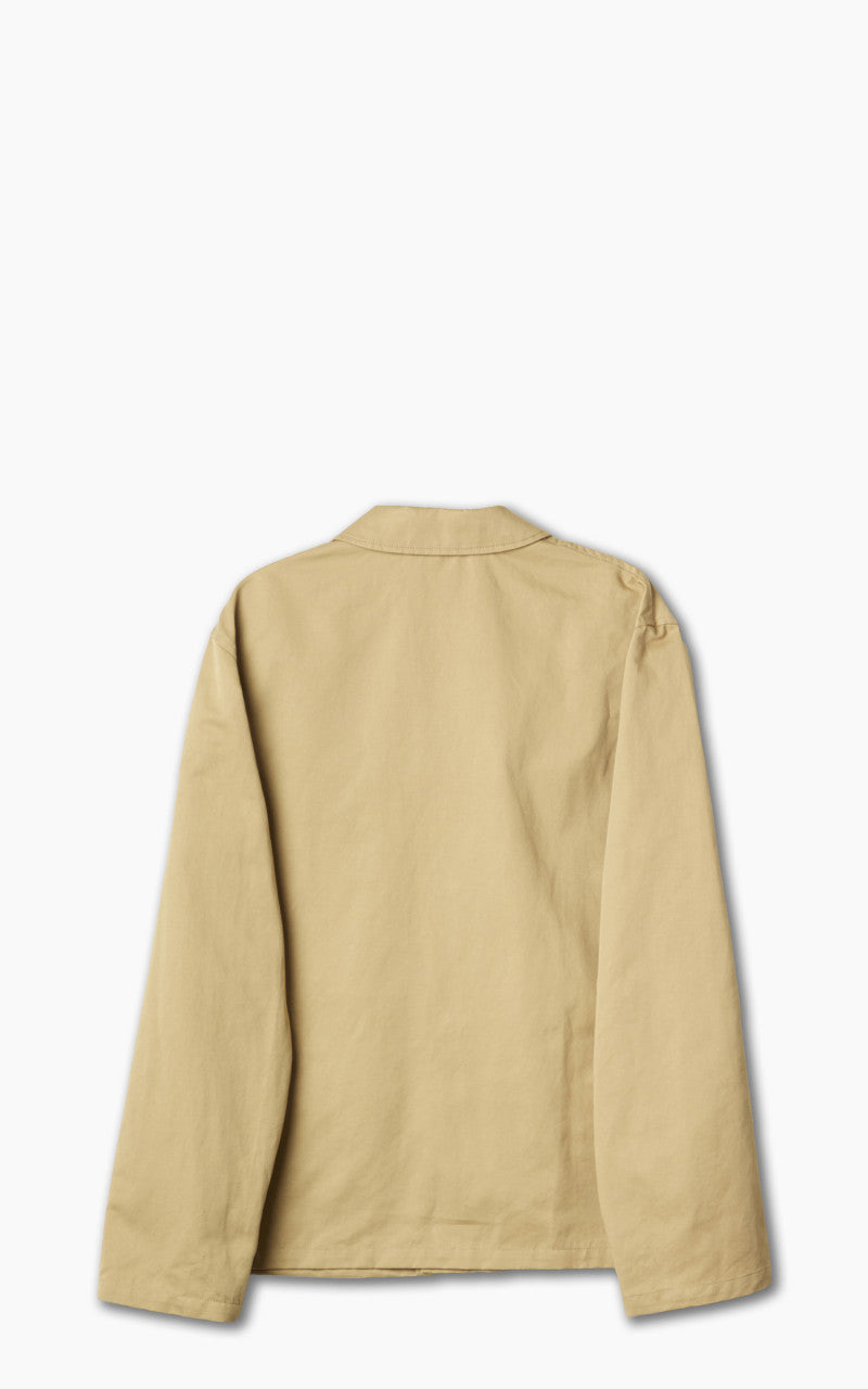Lemaire Workwear Jacket Cotton Linen Kraft Beige