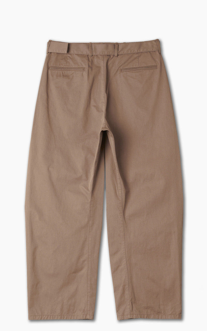 Lemaire Light Belted Twisted Pants Cub Brown