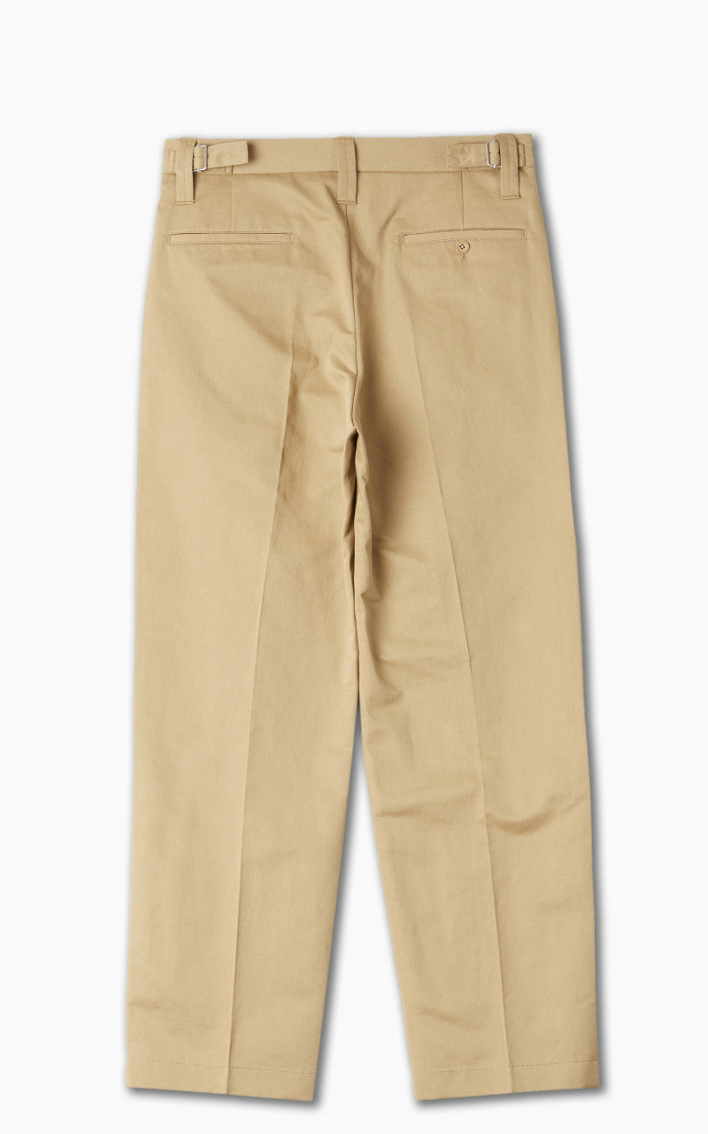 Lemaire One Pleat Pants Kraft Beige
