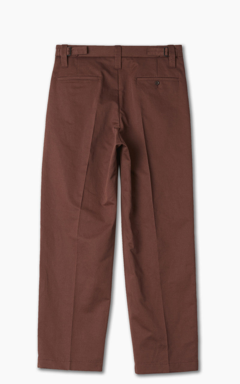 Lemaire One Pleat Pants Chocolate Fondant