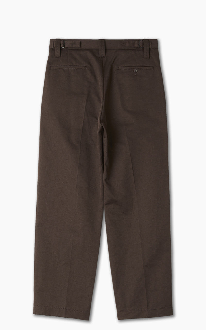 Lemaire One Pleat Pants Dark Coffee