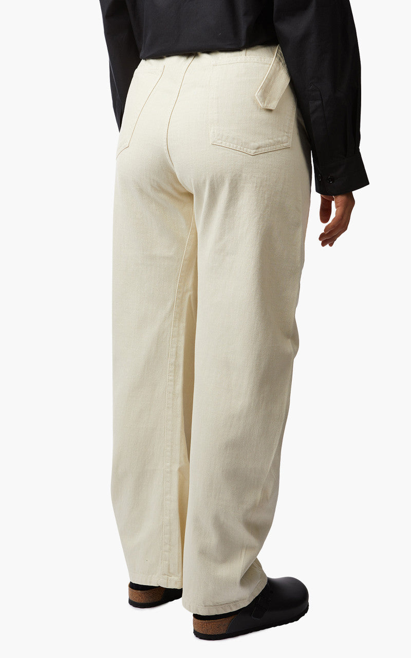 Lemaire Twisted Belted Pants Misty Ivory