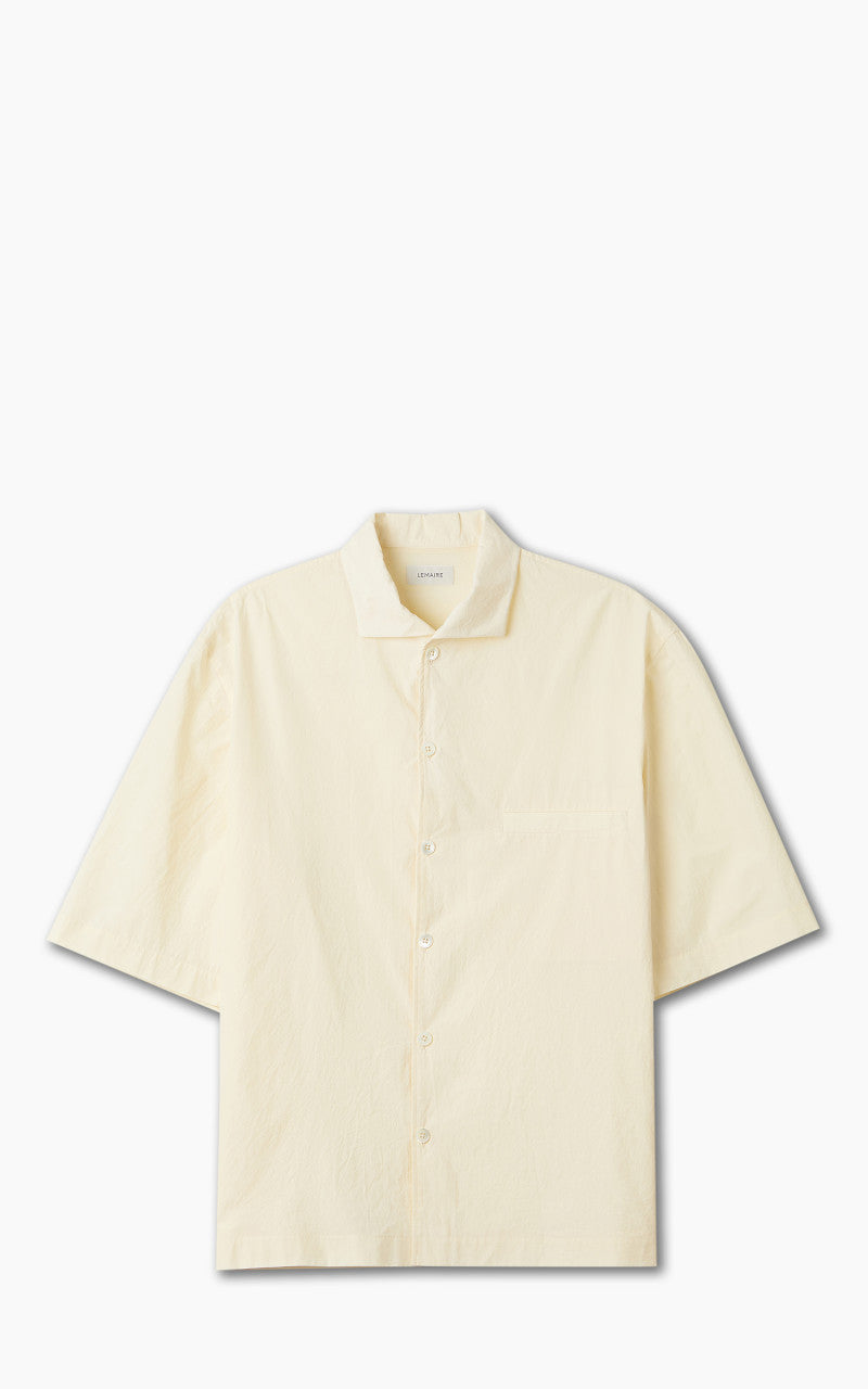 Lemaire Camp Collar Shirt Ecru