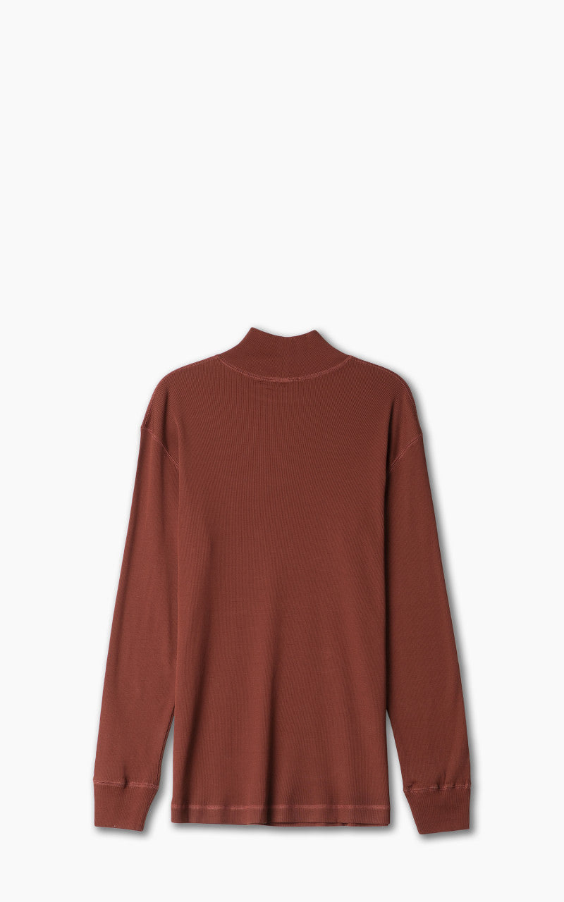 Lemaire Ribbed Turtleneck Cherry Mahogany