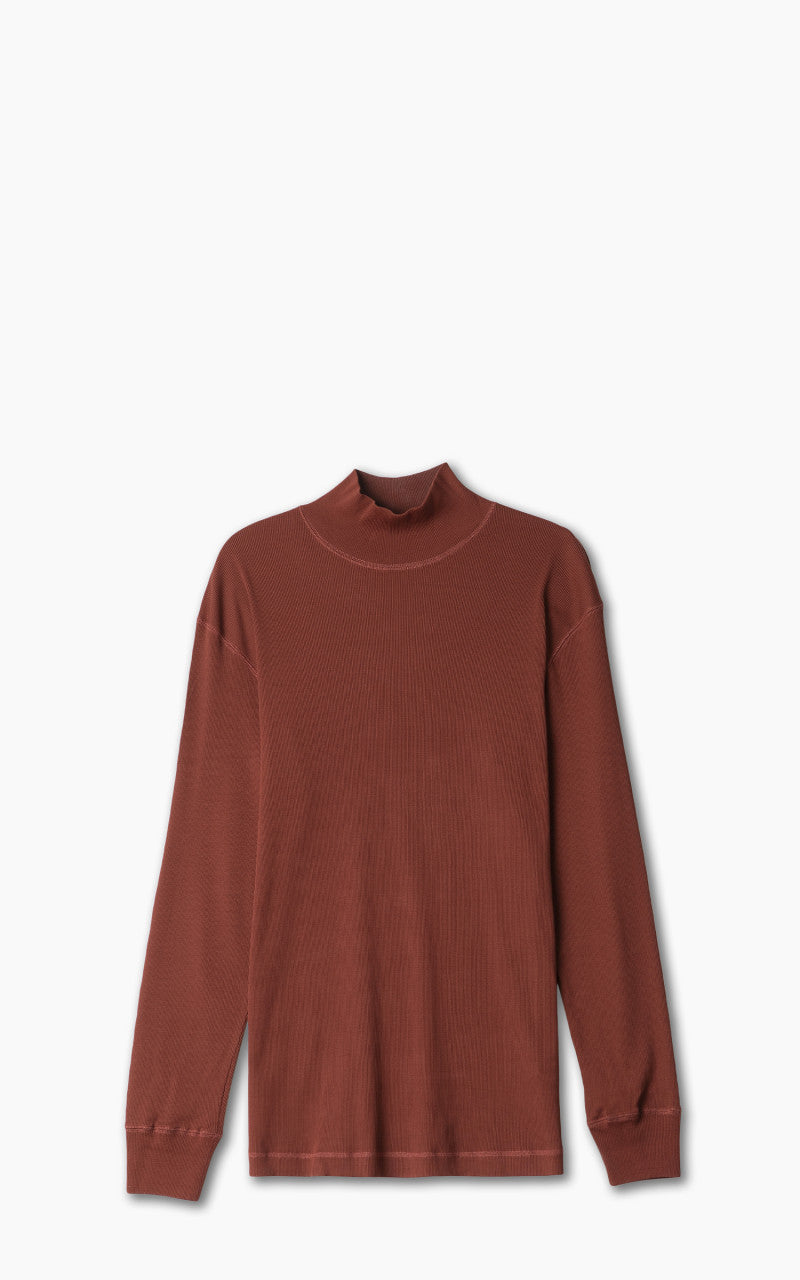 Lemaire Ribbed Turtleneck Cherry Mahogany