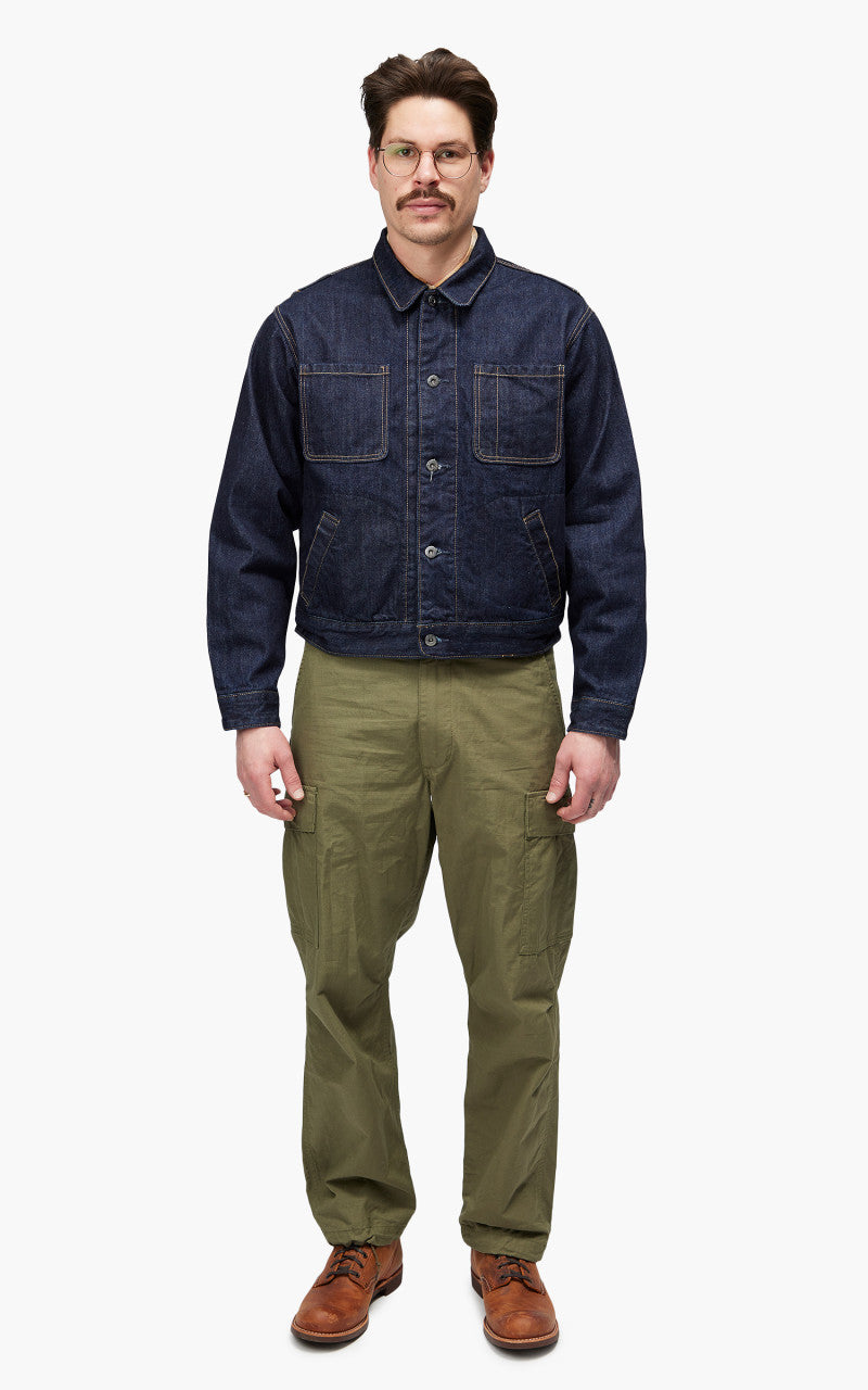 Levi's® Made & Crafted Utility Trucker Jacket Broadway Indigo Worn In