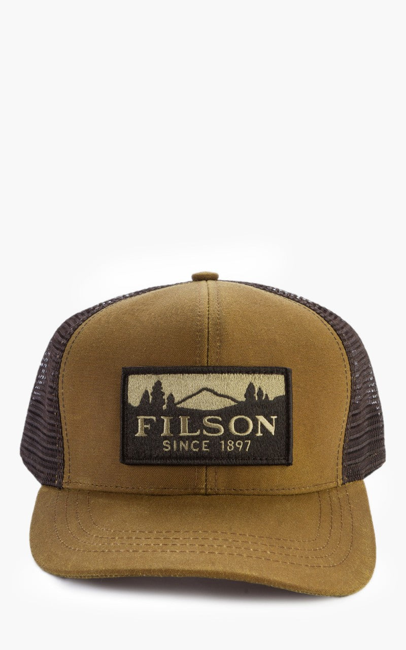 Filson Logger Mesh Cap Dark Tan