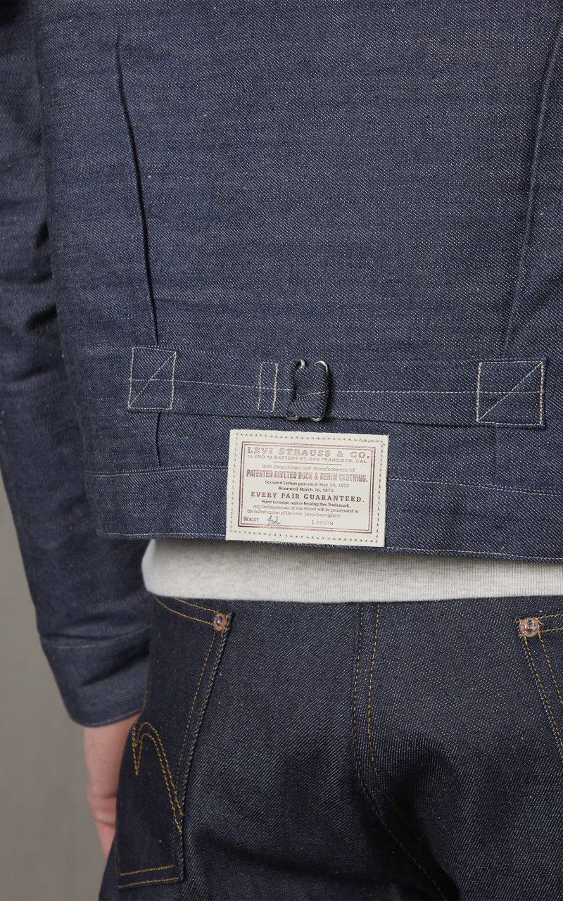 Levi's® Vintage Clothing 1879 Pleated Blouse Jacket Natural Indigo Rigid