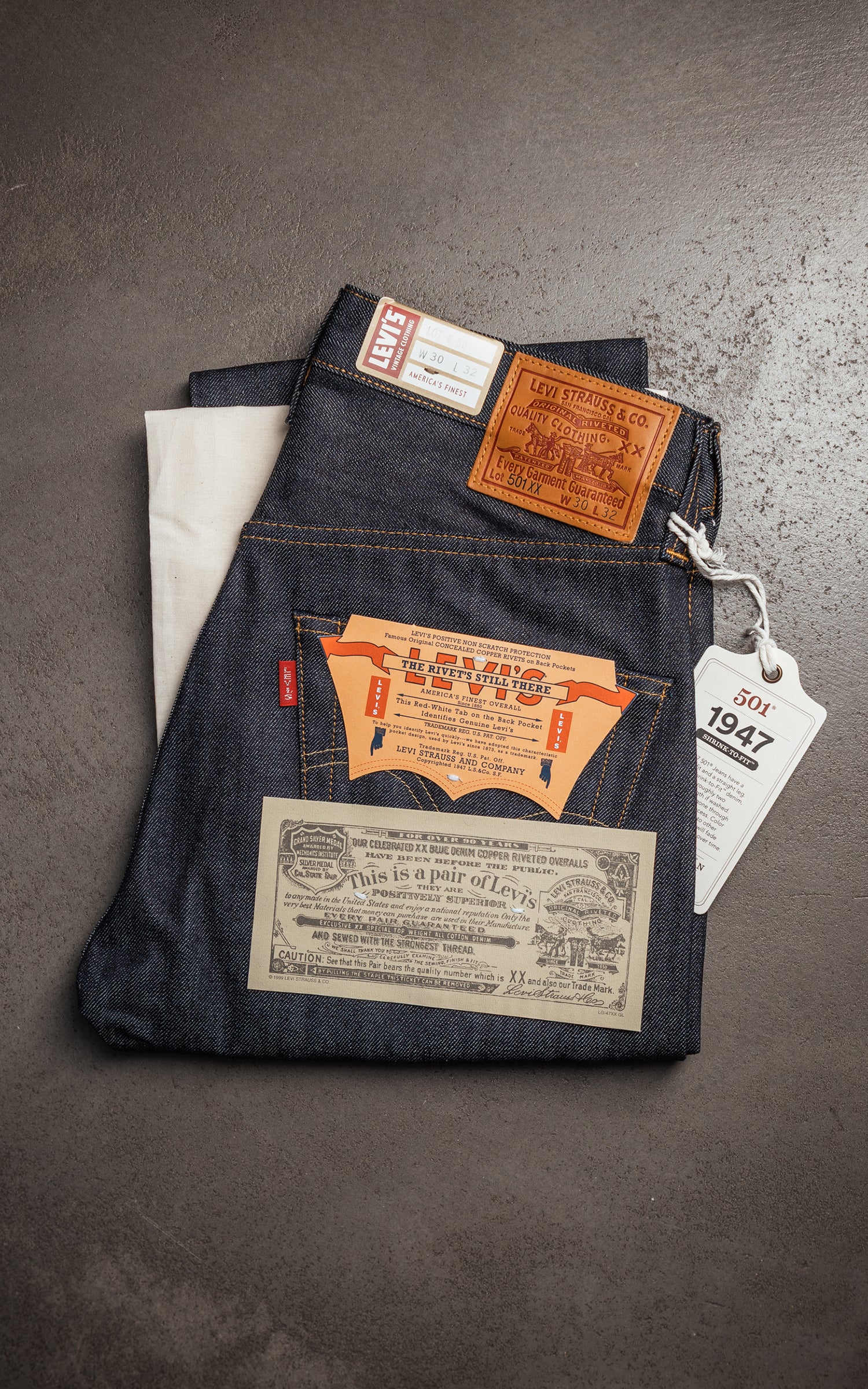 Levi's® Vintage Clothing 1947 501 Jeans Rigid Indigo