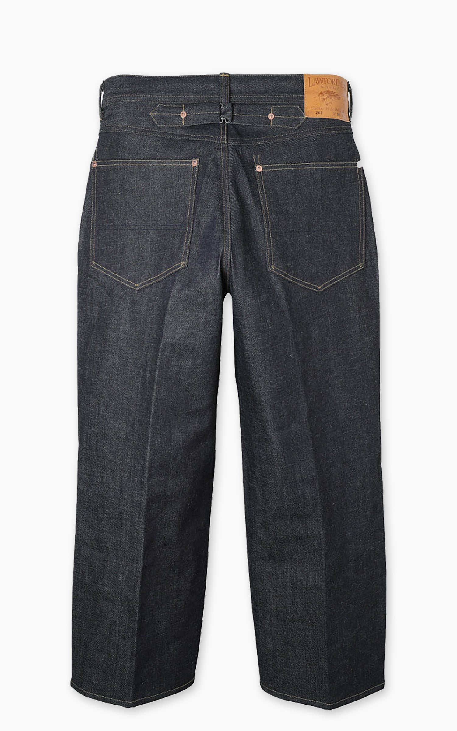 Lawford Lot.243 Buckle-Back Five Pocket Denim Pants Indigo 13.5oz