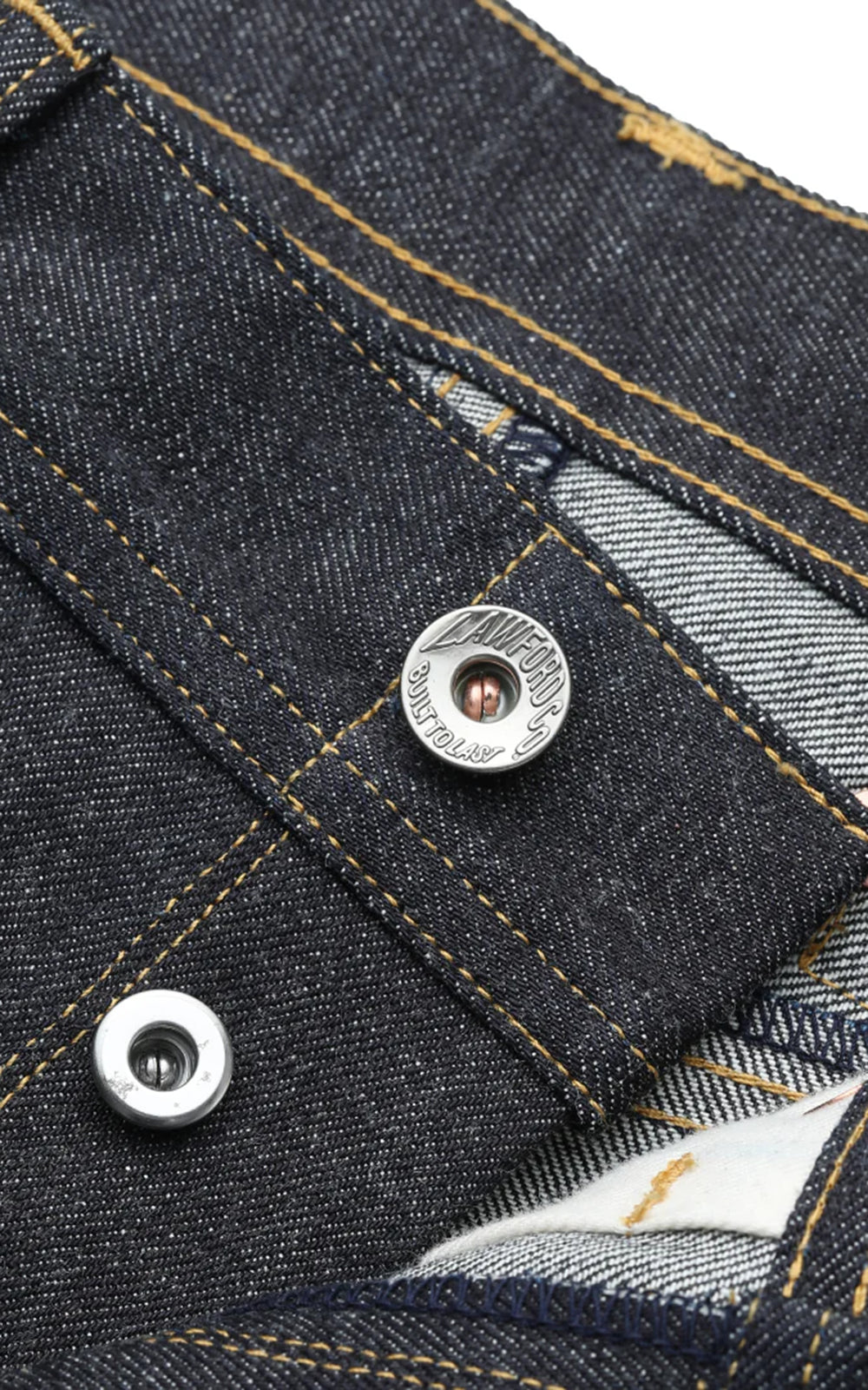 Lawford Lot.243 Buckle-Back Five Pocket Denimhose Indigo 13.5oz