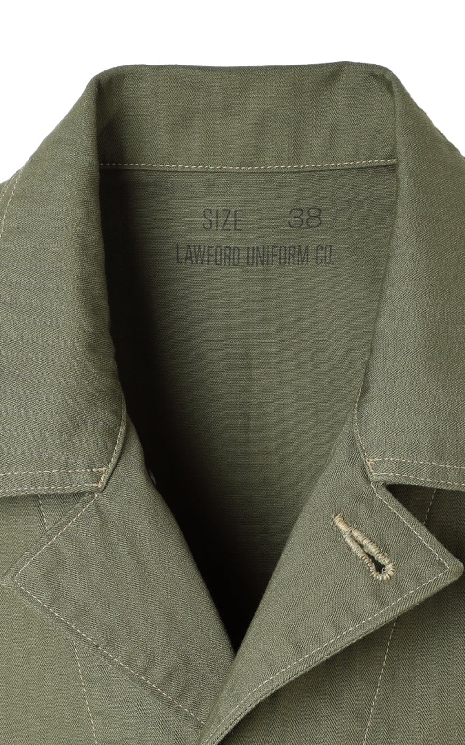 Lawford N-3 Utility Jacket Herringbone Twill Olive Drab