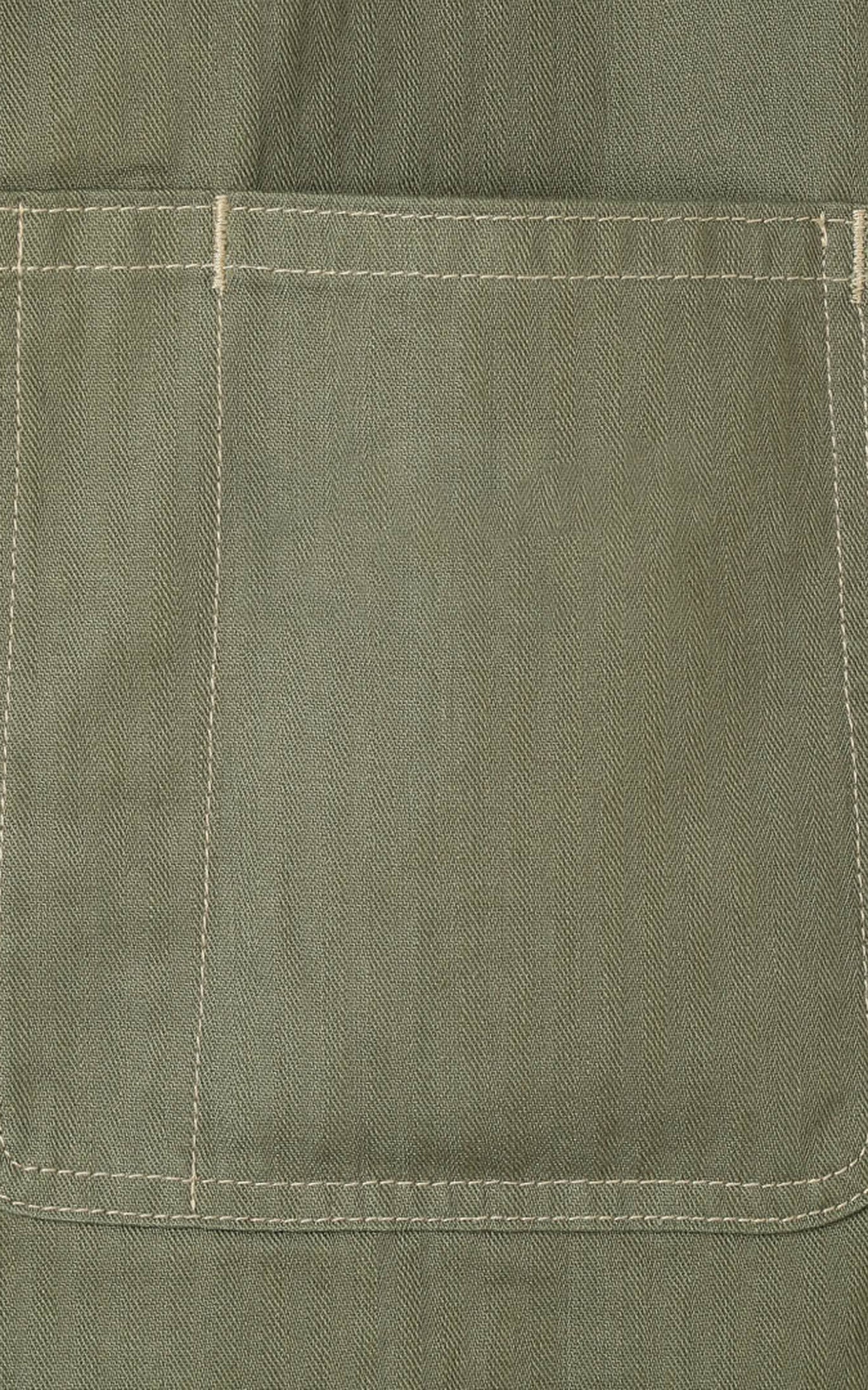 Lawford N-3 Utility Jacket Herringbone Twill Olive Drab