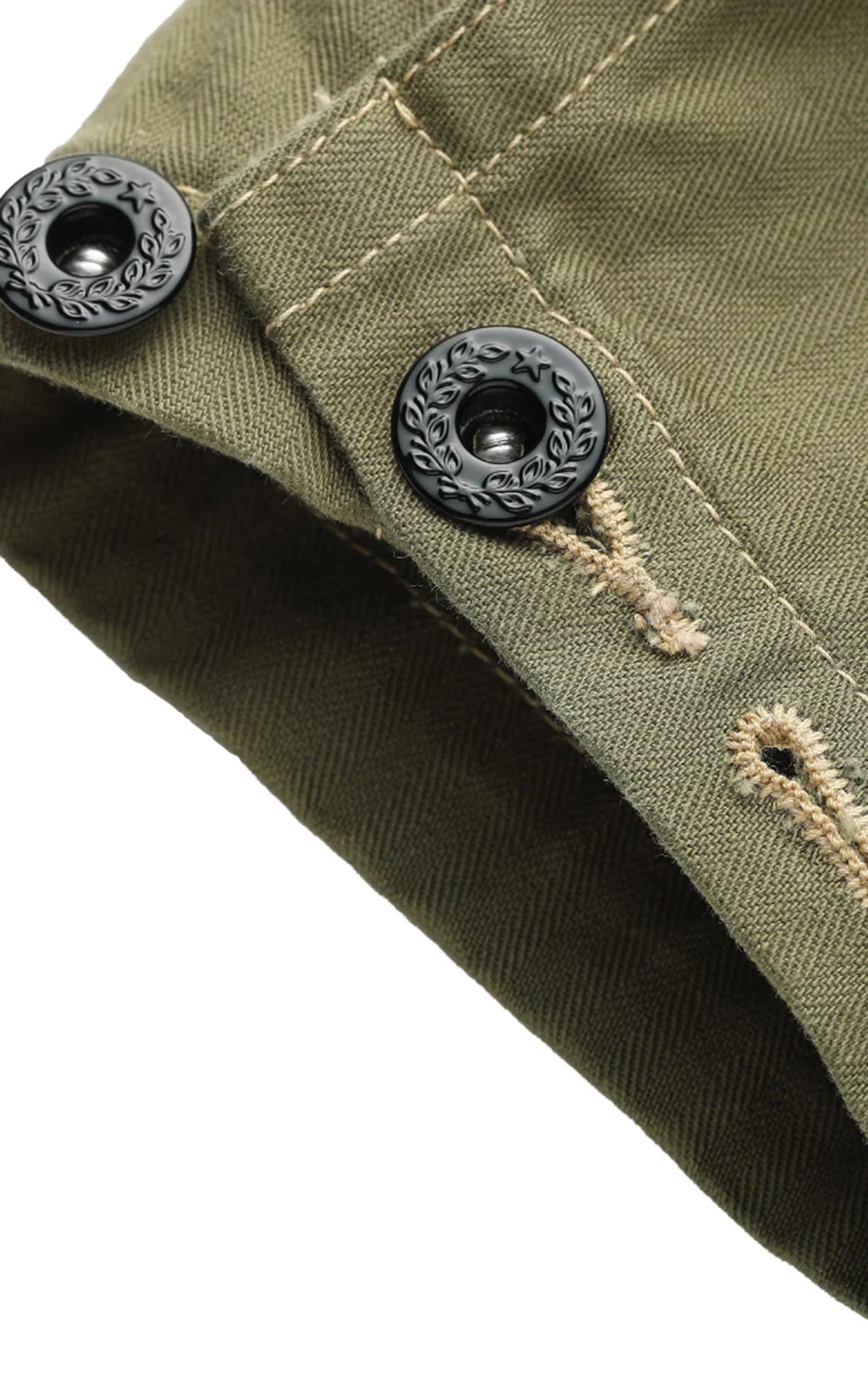 Lawford N-3 Utility Jacket Herringbone Twill Olive Drab