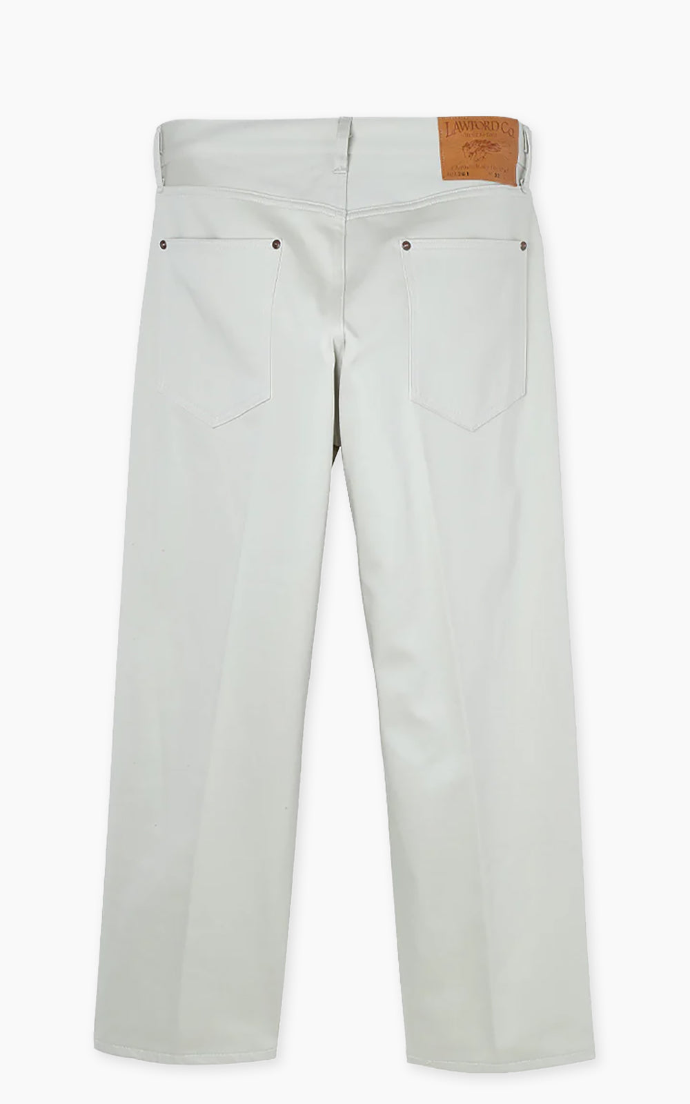 Lawford Lot.261 Satin Five Pocket Pants Ivory