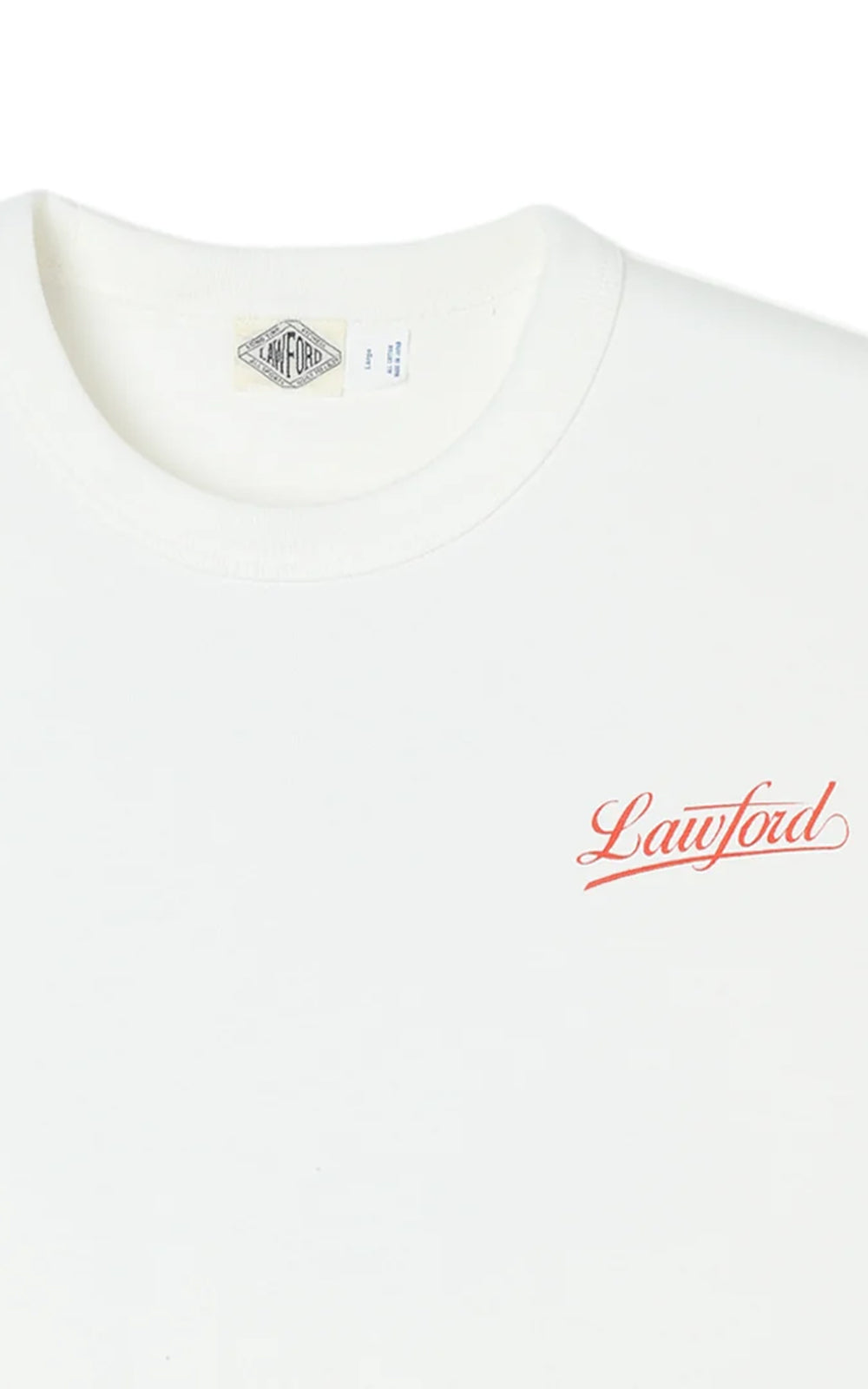 Lawford Support Crew Tee "FOR THE ROAD" White