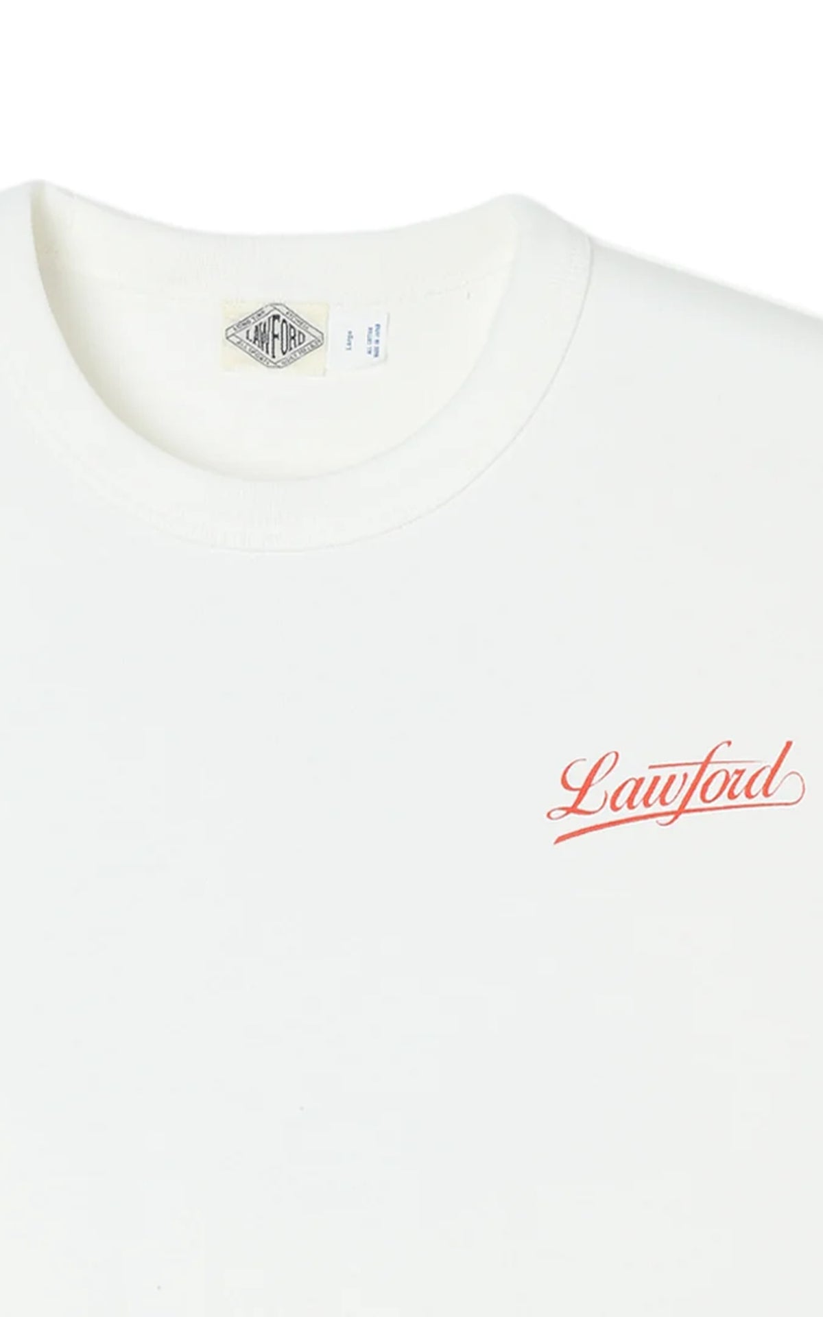 Lawford Support Crew Tee "FOR THE ROAD" White