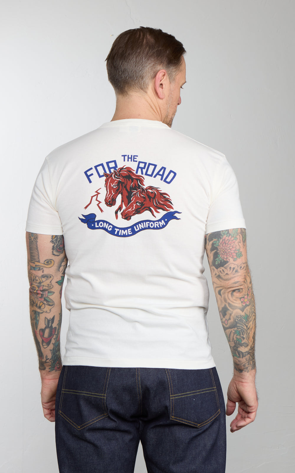 Lawford Support Crew Tee "FOR THE ROAD" White