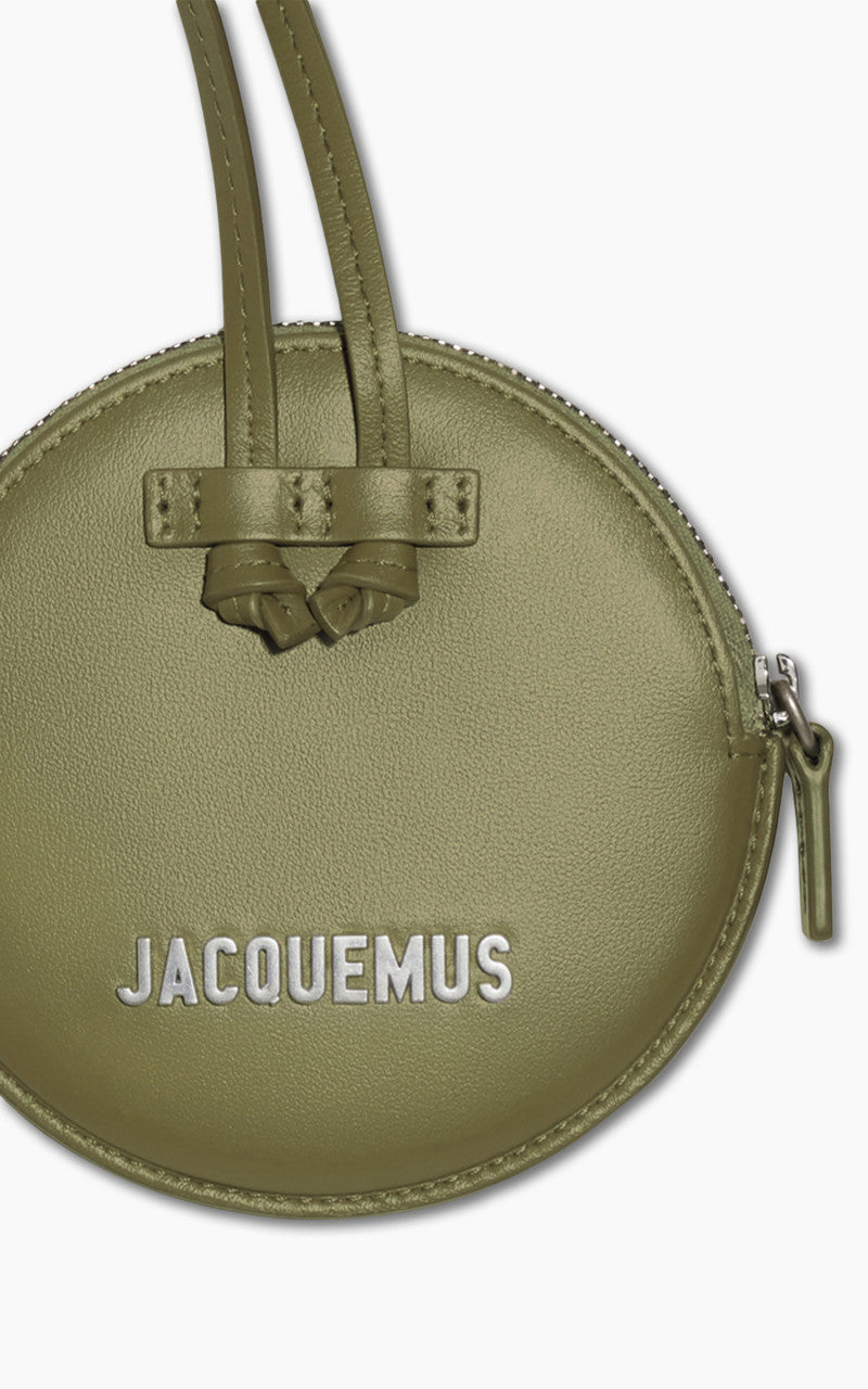 Jacquemus Le Pitchou Circle Neck Pouch Khaki